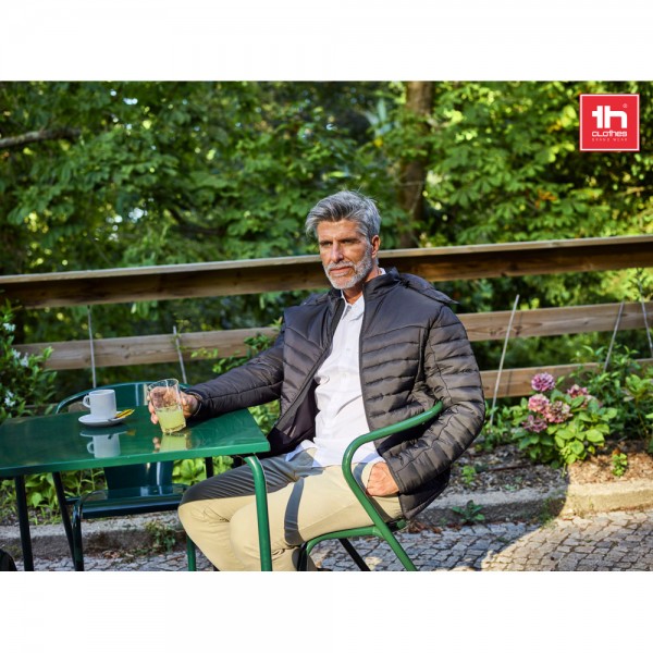 THC SHIELD. Giacca con cappuccio da uomo - Grigio