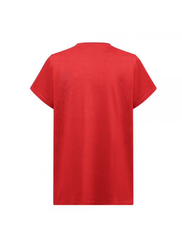 THC SOFIA REGULAR. T-shirt donna taglio regolare - Rosso THC SOFIA REGULAR. T-shirt donna taglio regolare - Rosso
