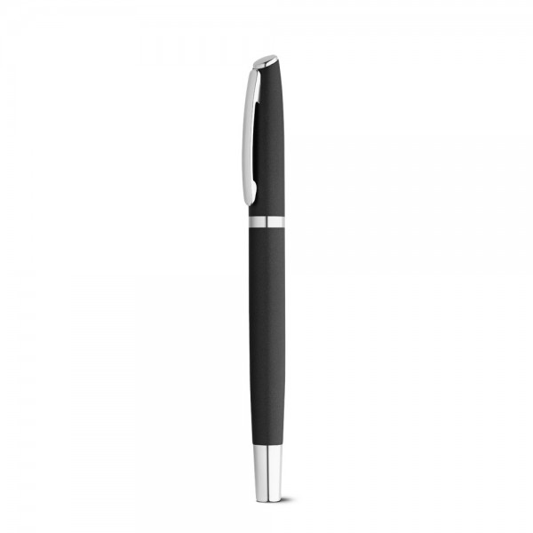 RE-LANDO-SET. Set penna roller e penna a sfera con corpo in alluminio riciclato (100% rAL)