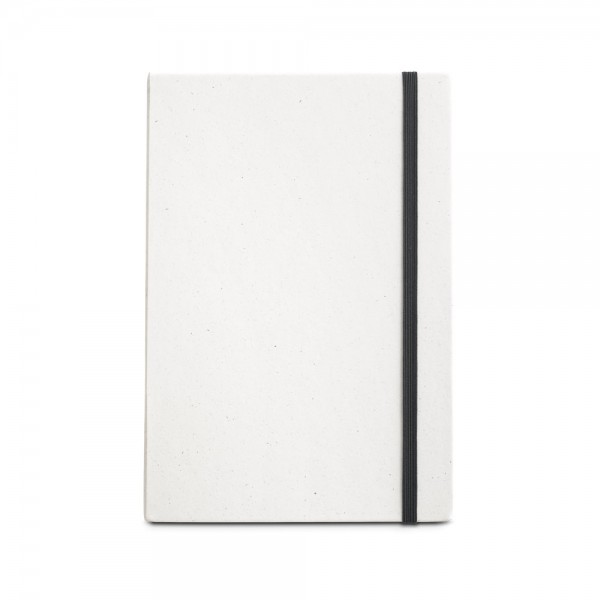 MILKY. Blocco note A5 realizzato con cartoni del latte riciclati con fogli a righe