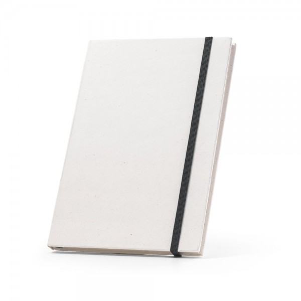 MILKY. Blocco note A5 realizzato con cartoni del latte riciclati con fogli a righe