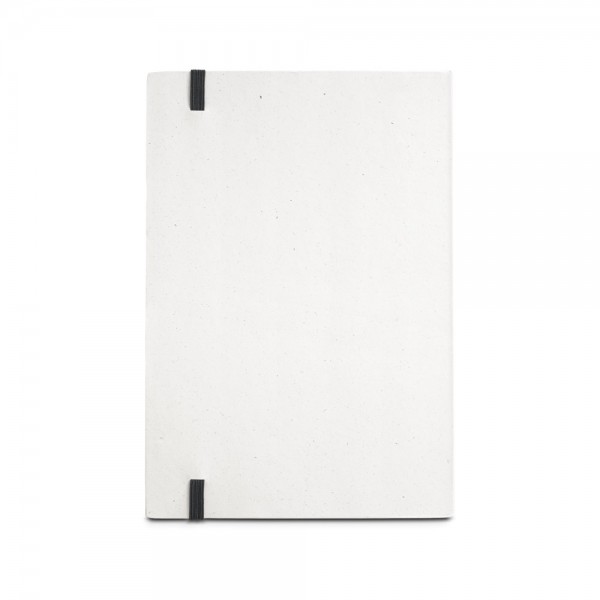 MILKY. Blocco note A5 realizzato con cartoni del latte riciclati con fogli a righe