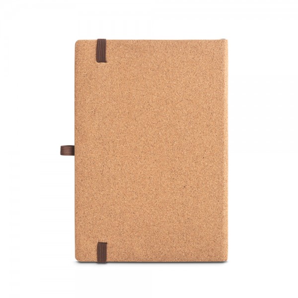ORWELL. Block notes A5 in bambù e fogli in sughero con pagine a righe