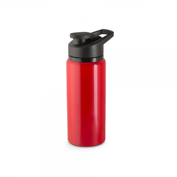 SHAWN. Borraccia sportiva in 90% alluminio riciclato 660 mL - Nero