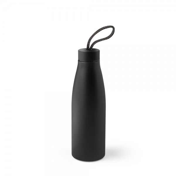 MORGAN. Borraccia in acciaio inox riciclato al 90% (710 mL) - Nero