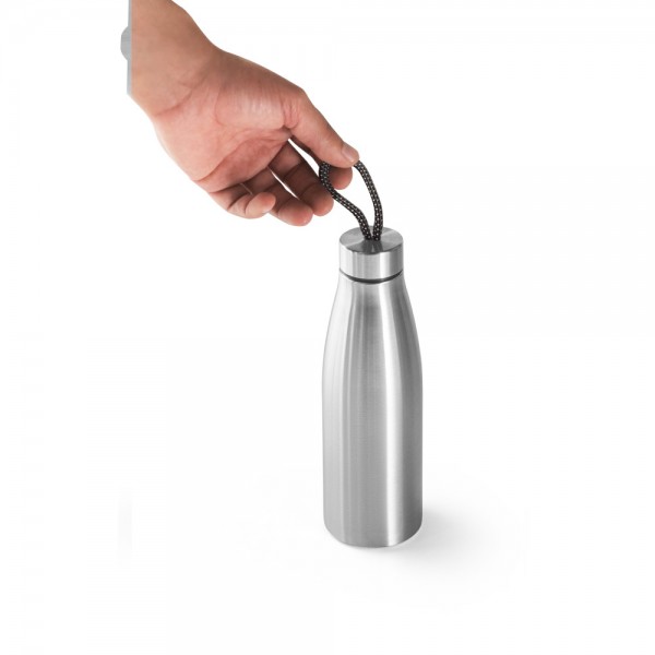 MORGAN. Borraccia in acciaio inox riciclato al 90% (710 mL) - Nero