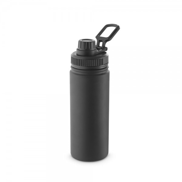FEDERER. Borraccia in acciaio inox riciclato al 90% (570 mL) - Nero