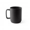MIGHTY. Tazza in ceramica con corpo cilindrico 330 mL - Nero