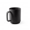 MIGHTY. Tazza in ceramica con corpo cilindrico 330 mL - Nero