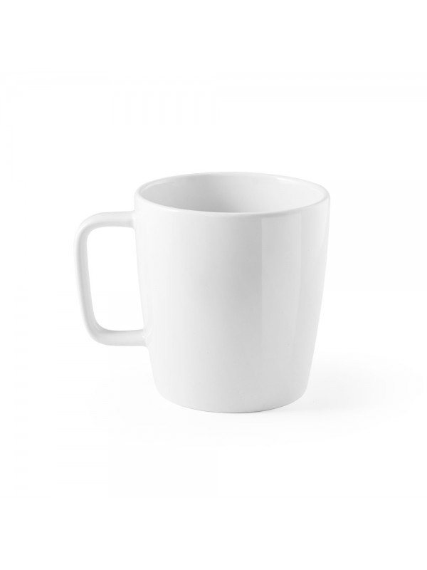 DHONI WHITE. Tazza in ceramica da 450 ml - Bianco DHONI WHITE. Tazza in ceramica da 450 ml - Bianco