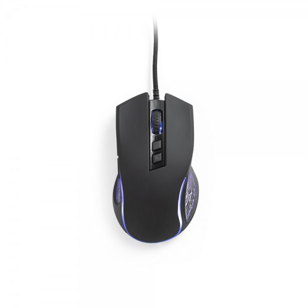 THORNE MOUSE RGB. Mouse da gioco con cavo da 1.5 m e luci LED RGB in ABS