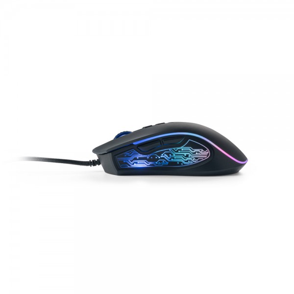 THORNE MOUSE RGB. Mouse da gioco con cavo da 1.5 m e luci LED RGB in ABS