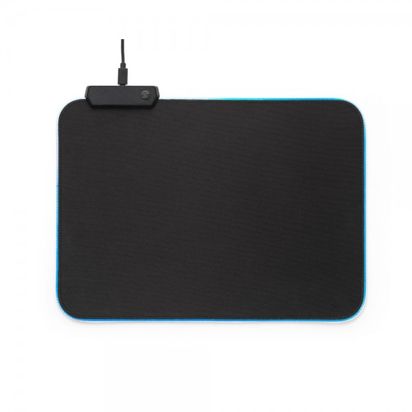 THORNE MOUSEPAD RGB. Tappetino per mouse da gioco con luci LED RGB in poliestere