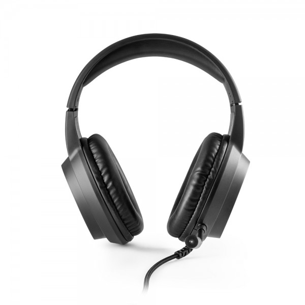 Thorne Headset RGB. Cuffie in ABS con cavo da 2 m, microfono e luci LED RGB