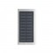 CLERK. Power bank da 8'000 mAh con pannello solare in alluminio 100% riciclato