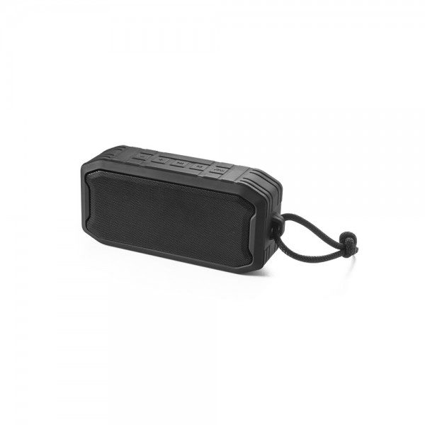 SHEERAN. Altoparlante portatile da 10W con grado di protezione IPX7 e durata della batteria di 9 ore su 100% rABS