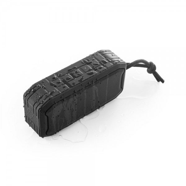 SHEERAN. Altoparlante portatile da 10W con grado di protezione IPX7 e durata della batteria di 9 ore su 100% rABS
