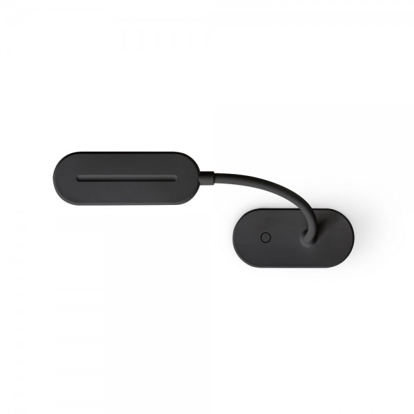 NESBIT II. Lampada portatile da tavolo con clip e autonomia di 30 ore al 65% rABS