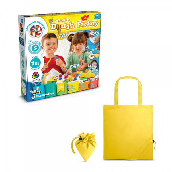 Modeling Dough Factory Kit II. Gioco educativo fornito con una borsa regalo pieghevole in 190T