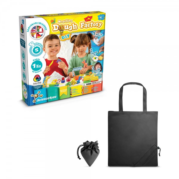 Modeling Dough Factory Kit II. Gioco educativo fornito con una borsa regalo pieghevole in 190T