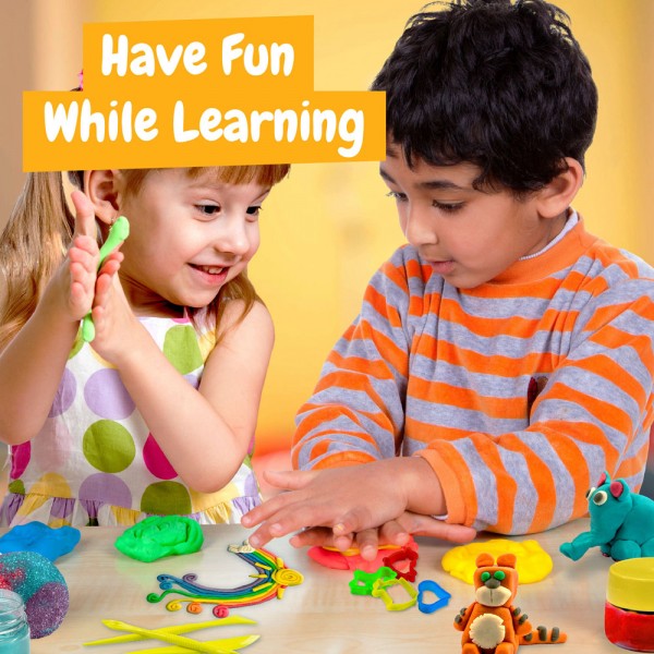 Modeling Dough Factory Kit III. Gioco educativo fornito con un sacchetto regalo in carta kraft (100 g/m²)