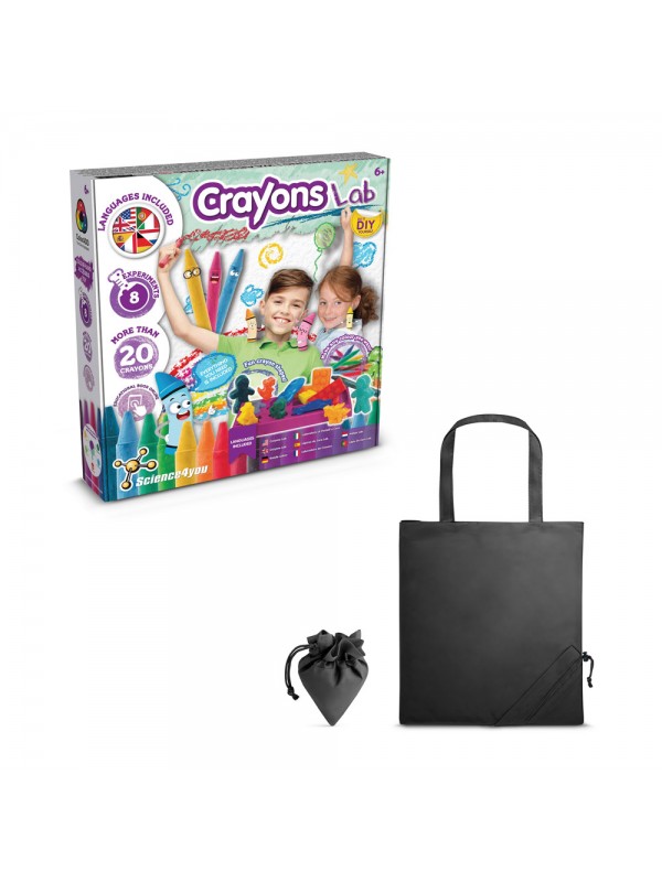 Crayon Factory Kit II. Gioco educativo fornito con una borsa regalo pieghevole in 190T Crayon Factory Kit II. Gioco educativo fornito con una borsa regalo pieghevole in 190T