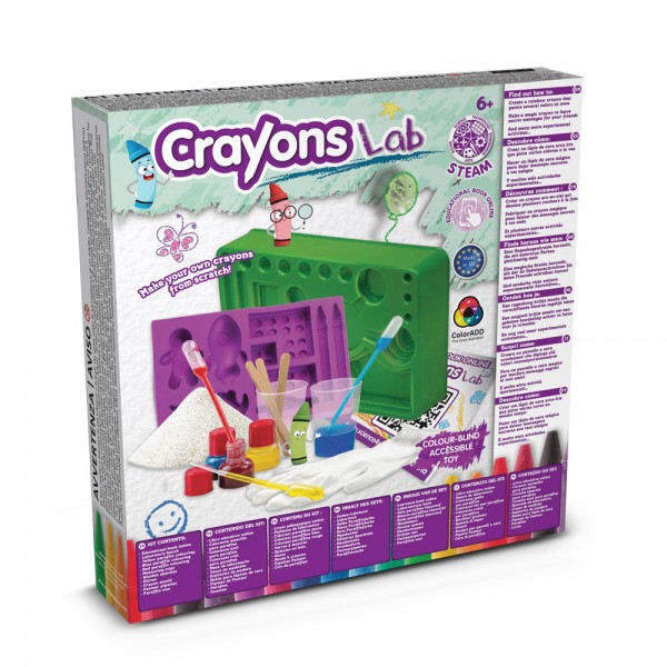 Crayon Factory Kit II. Gioco educativo fornito con una borsa regalo pieghevole in 190T