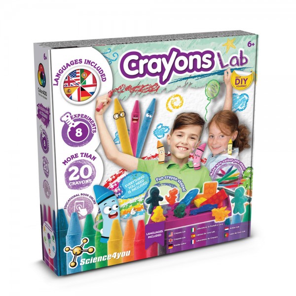 Crayon Factory Kit III. Gioco educativo fornito con un sacchetto regalo in carta kraft (100 g/m²)