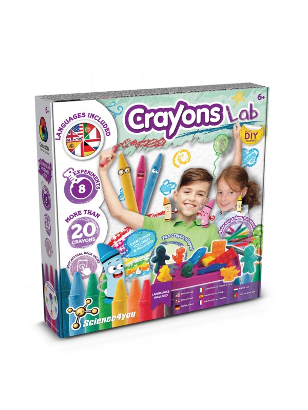 Crayon Factory Kit III. Gioco educativo fornito con un sacchetto regalo in carta kraft (100 g/m²) Crayon Factory Kit III. Gioco educativo fornito con un sacchetto regalo in carta kraft (100 g/m²)