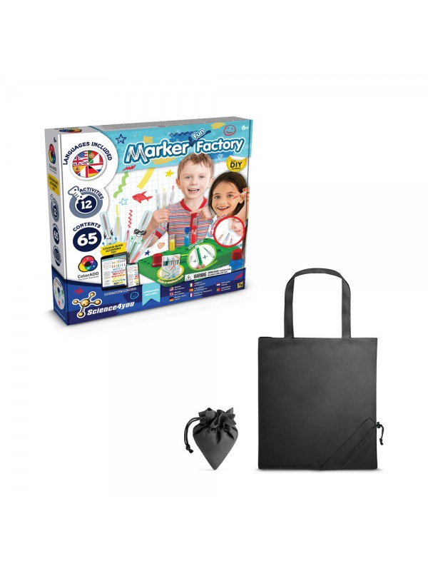DIY Pen Factory Kit II. Kit educativo fornito con una borsa regalo pieghevole in 190T DIY Pen Factory Kit II. Kit educativo fornito con una borsa regalo pieghevole in 190T