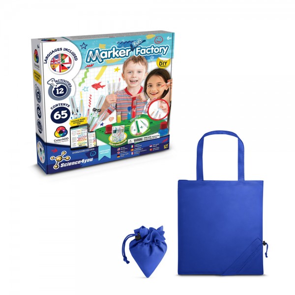 DIY Pen Factory Kit II. Kit educativo fornito con una borsa regalo pieghevole in 190T