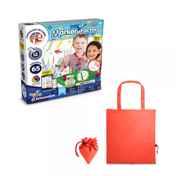 DIY Pen Factory Kit II. Kit educativo fornito con una borsa regalo pieghevole in 190T