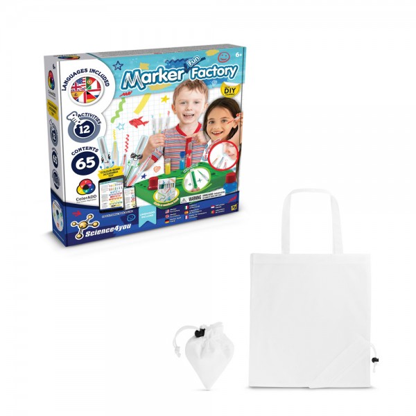 DIY Pen Factory Kit II. Kit educativo fornito con una borsa regalo pieghevole in 190T
