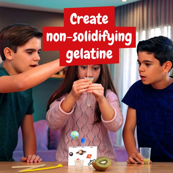 6 in 1 Super Science Kit II. Kit educativo fornito con un sacchetto regalo in carta kraft (100 g/m²)