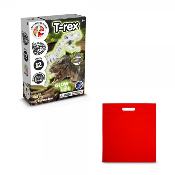 Fossil Excavation Kit IV. Gioco educativo fornito con un sacchetto regalo in tessuto non tessuto (80 g/m²)