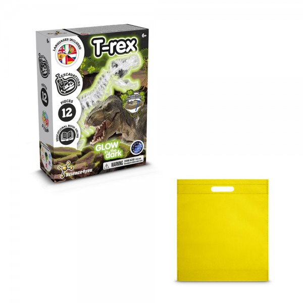 Fossil Excavation Kit IV. Gioco educativo fornito con un sacchetto regalo in tessuto non tessuto (80 g/m²)
