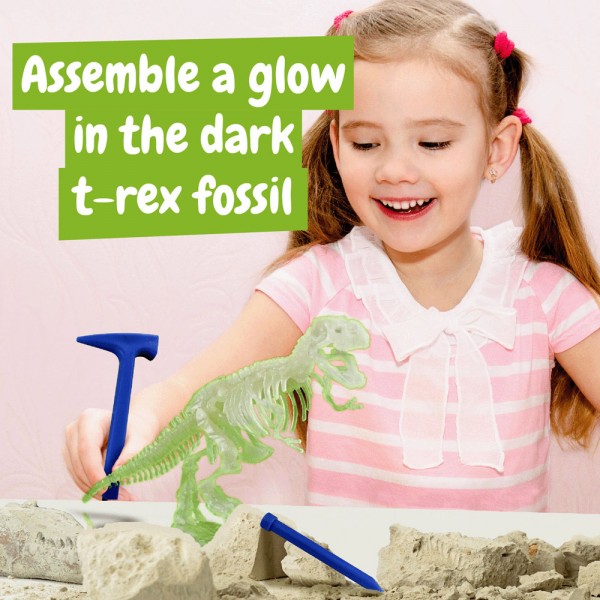 Fossil Excavation Kit IV. Gioco educativo fornito con un sacchetto regalo in tessuto non tessuto (80 g/m²)