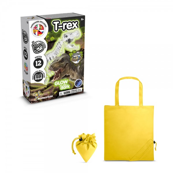 Fossil Excavation Kit V. Gioco educativo fornito con una borsa regalo pieghevole in 190T