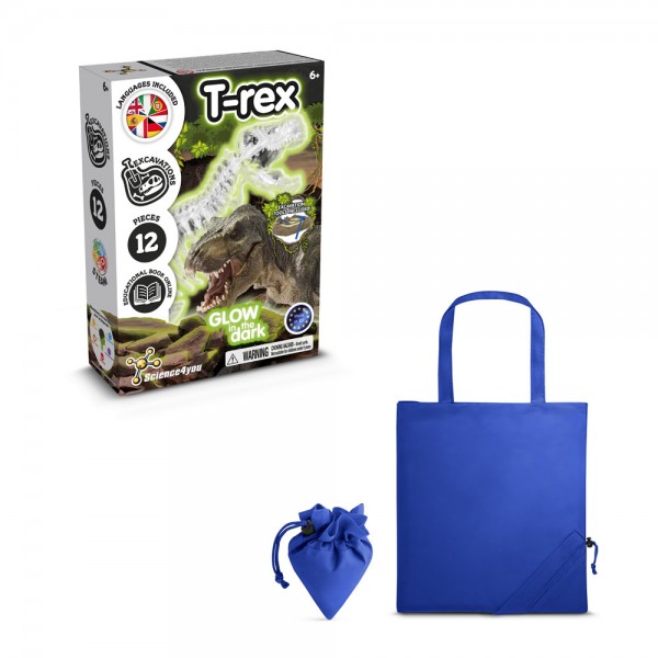 Fossil Excavation Kit V. Gioco educativo fornito con una borsa regalo pieghevole in 190T