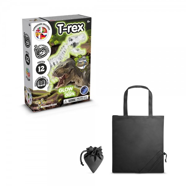 Fossil Excavation Kit V. Gioco educativo fornito con una borsa regalo pieghevole in 190T