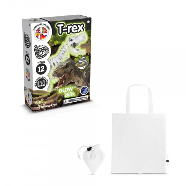 Fossil Excavation Kit V. Gioco educativo fornito con una borsa regalo pieghevole in 190T