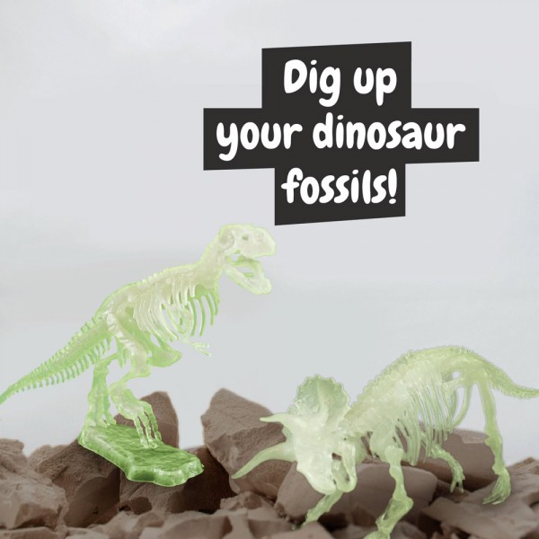 2 in 1 Fossil Excavation Kit III. Gioco educativo sacchetto regalo in carta kraft (115 g/m²)