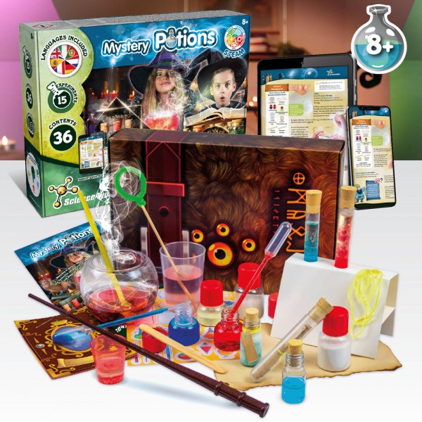 Mystery Potions Kit II. Kit educativo fornito con un sacchetto regalo in carta kraft (100 g/m²)