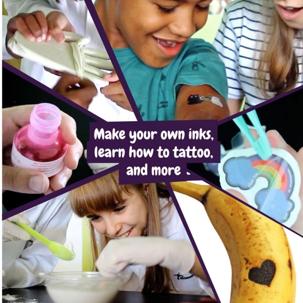 Tattoo Factory Kit II. Gioco educativo fornito con un sacchetto regalo in carta kraft (100 g/m²)