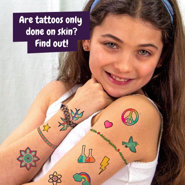 Tattoo Factory Kit II. Gioco educativo fornito con un sacchetto regalo in carta kraft (100 g/m²)