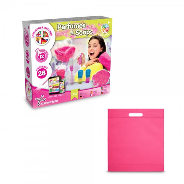 Perfume & Soap Factory Kit IV. Gioco educativo fornito con un sacchetto regalo in tessuto non tessuto (80 g/m²)