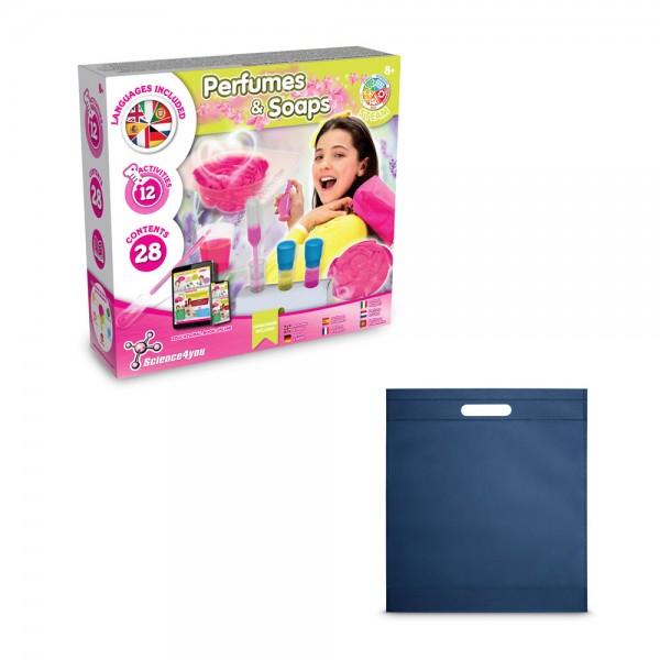Perfume & Soap Factory Kit IV. Gioco educativo fornito con un sacchetto regalo in tessuto non tessuto (80 g/m²)