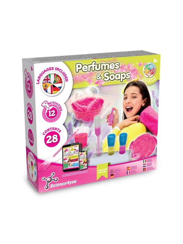 Perfume & Soap Factory Kit V. Gioco educativo fornito con una borsa regalo pieghevole in 190T Perfume & Soap Factory Kit V. Gioco educativo fornito con una borsa regalo pieghevole in 190T