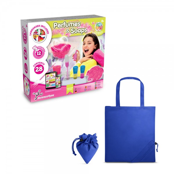 Perfume & Soap Factory Kit V. Gioco educativo fornito con una borsa regalo pieghevole in 190T