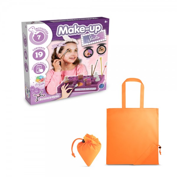 Makeup Studio Kit II. Kit educativo fornito con una borsa regalo pieghevole in 190T